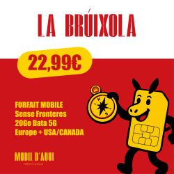 Brúixola - Forfait Catalan Travel 5G 20Go