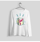 Pull imprimé colibri