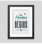Affiche encadrée The adventure begins Affiche encadrée The adventure begins