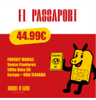 El Passaport - Forfait Catalan Voyage 5G 50Go