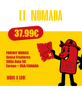 El Nòmada - Forfait Catalan Travel 5G 30Go
